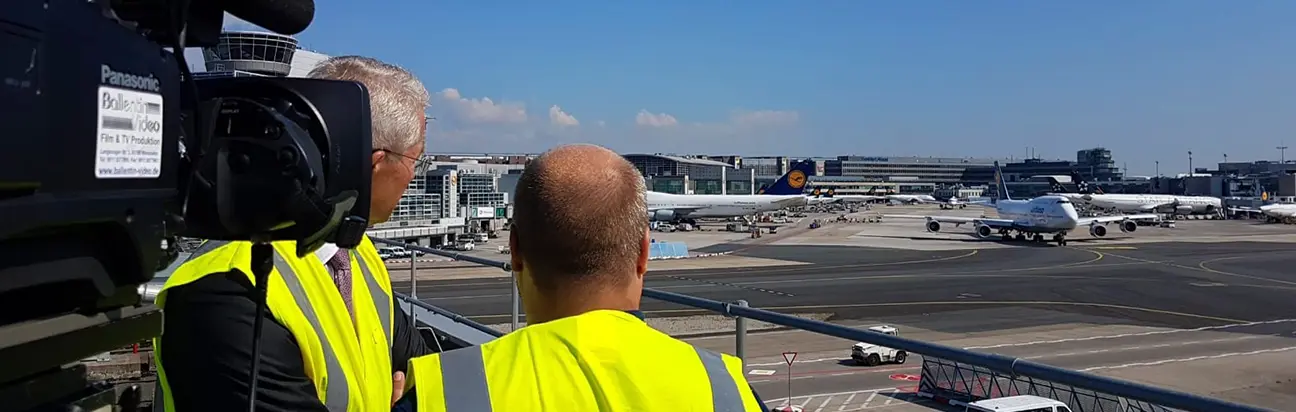 Professionelle Content Produktion am Flughafen Frankfurt Professionelle Content Produktion am Flughafen Frankfurt
