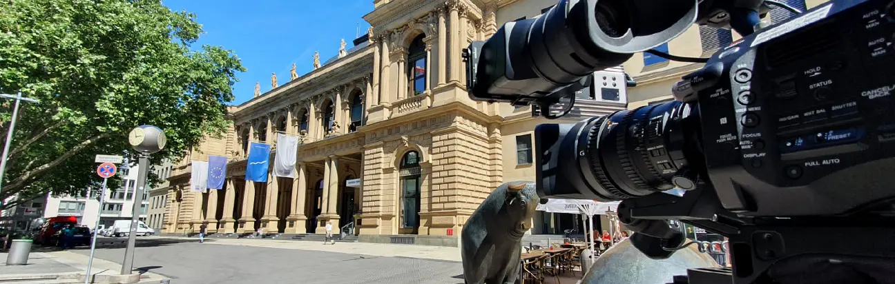 LiveU Reporter Börse Frankfurt