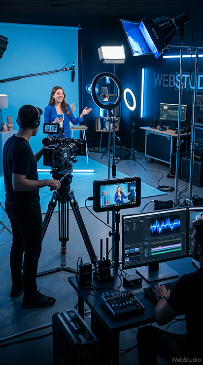 Social Media Video Produktion Kamera Team